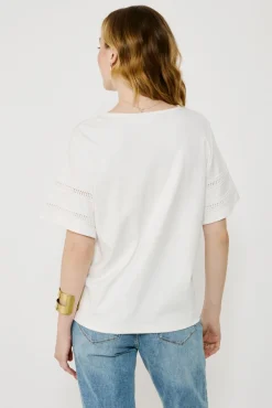 Camiseta algodón orgánico con calados