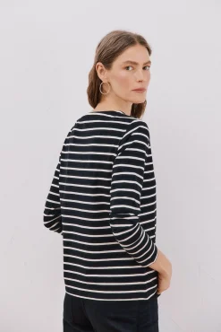 Camiseta barco botones