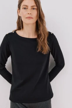 Camiseta barco botones