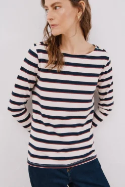 Camiseta barco botones