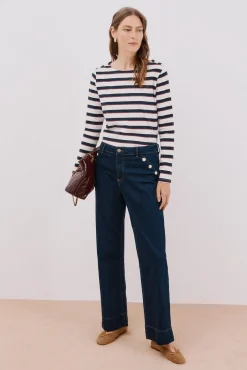 Camiseta barco botones