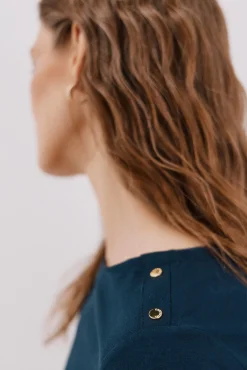 Camiseta barco botones