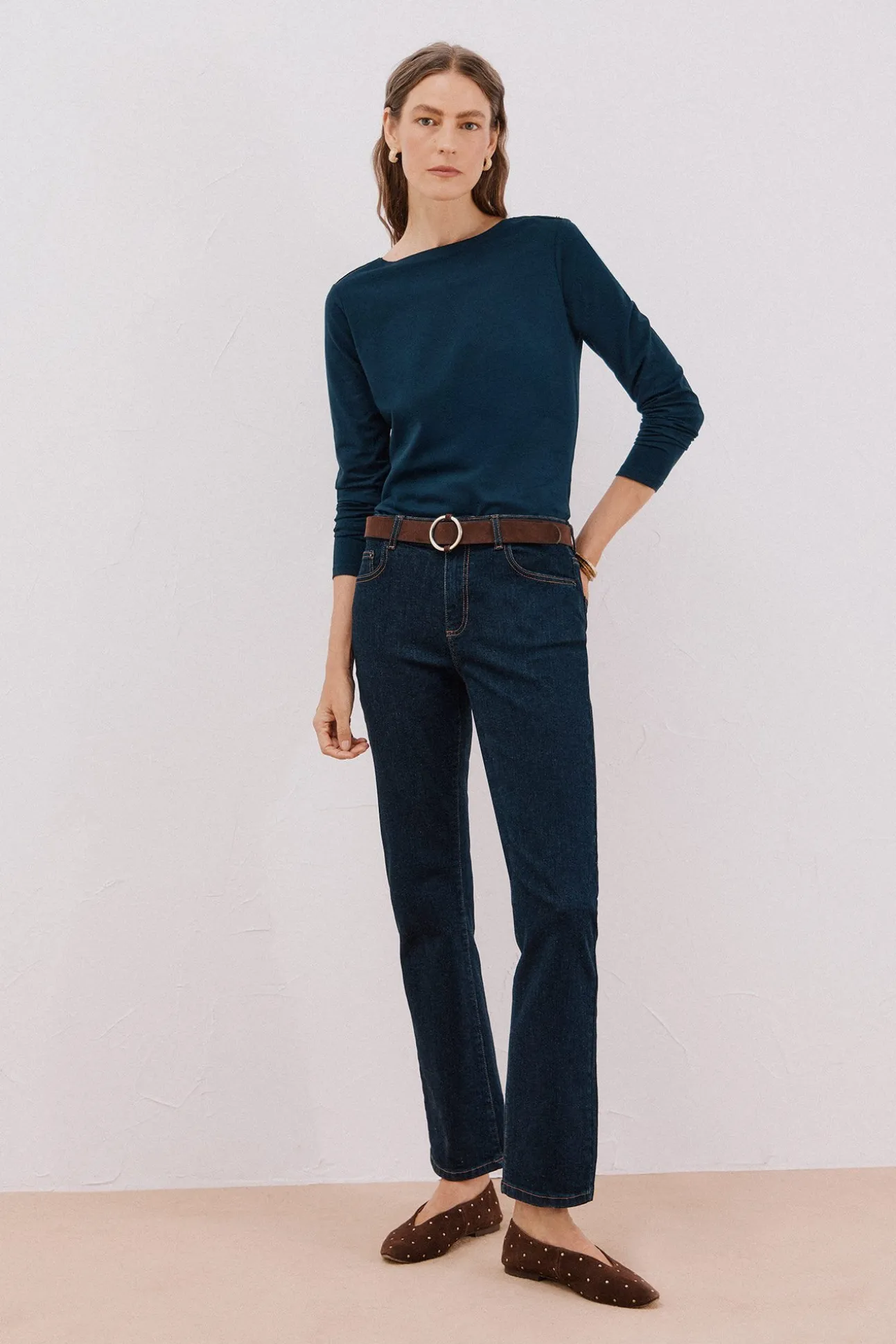 Camiseta barco botones