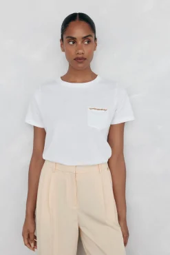 Camiseta bolsillo cadena