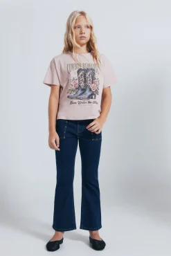 Camiseta botas cowboy niña