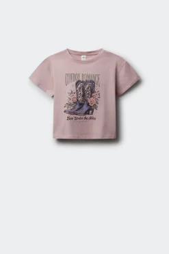 Camiseta botas cowboy niña