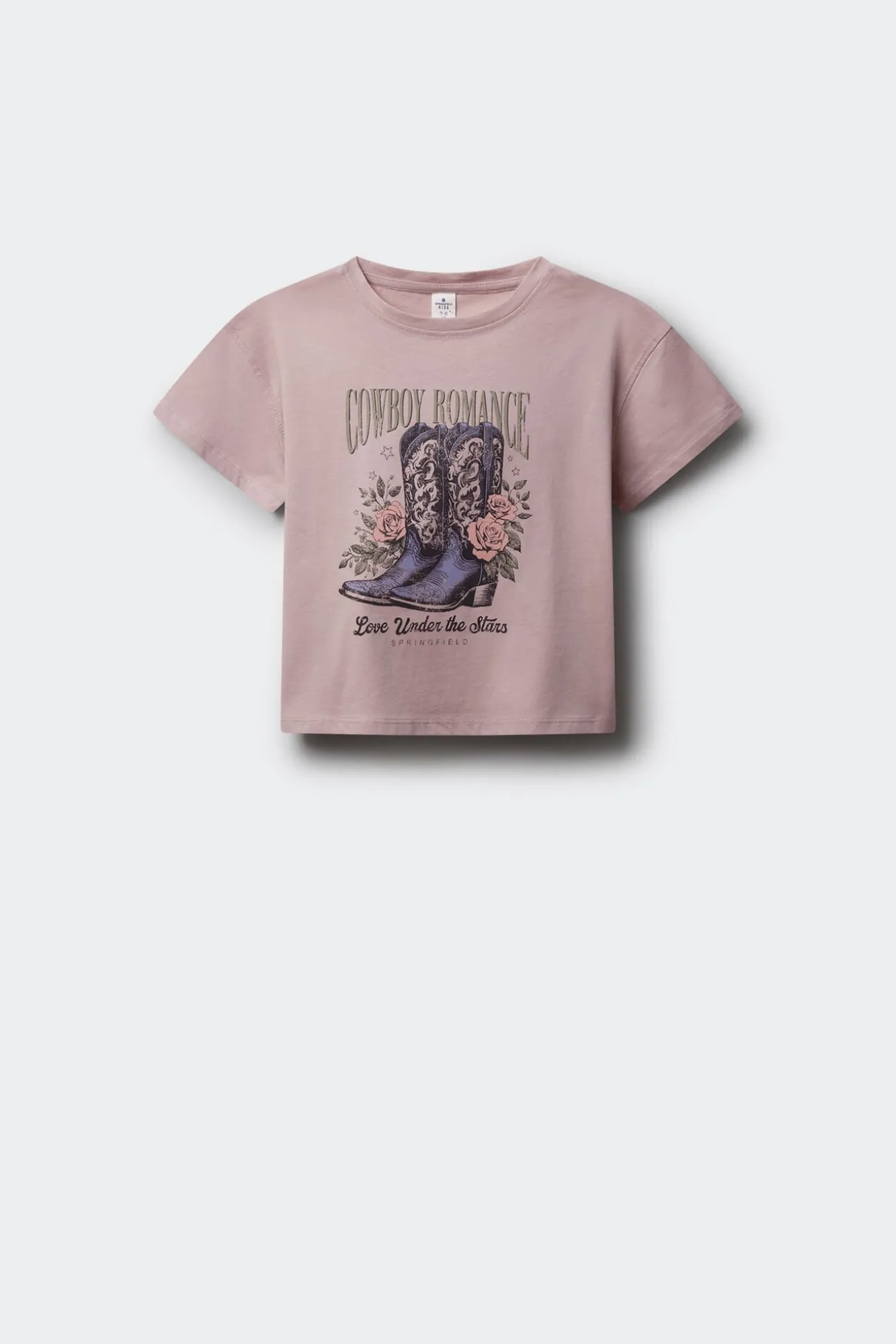 Camiseta botas cowboy niña