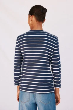 Camiseta básica botones dorados