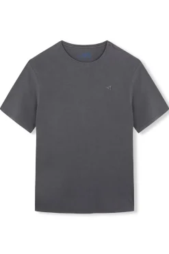 Camiseta básica con bordado avión