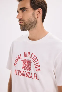 Camiseta básica con estampado frontal
