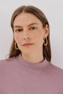 Camiseta básica cuello perkins