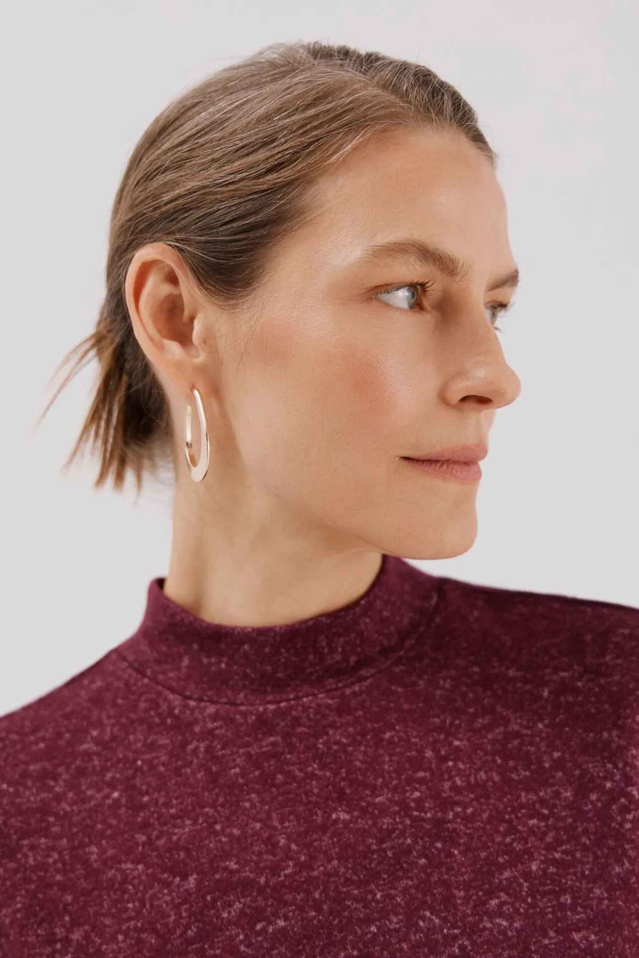 Camiseta básica cuello perkins