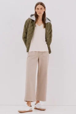 Camiseta básica cuello pico