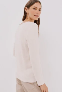 Camiseta básica cuello pico