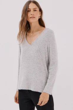 Camiseta básica cuello pico