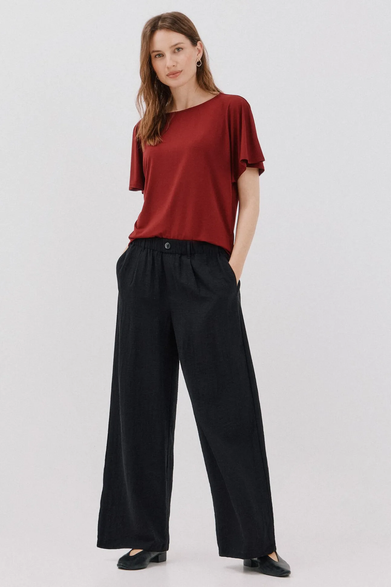 Camiseta básica fluida