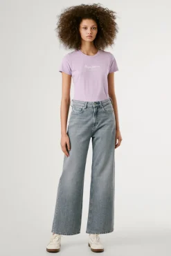 Camiseta básica manga corta logo frontal