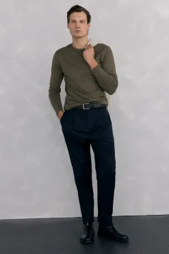 Camiseta básica manga larga