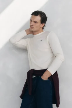 Camiseta básica manga larga