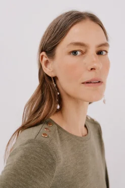 Camiseta caja botones