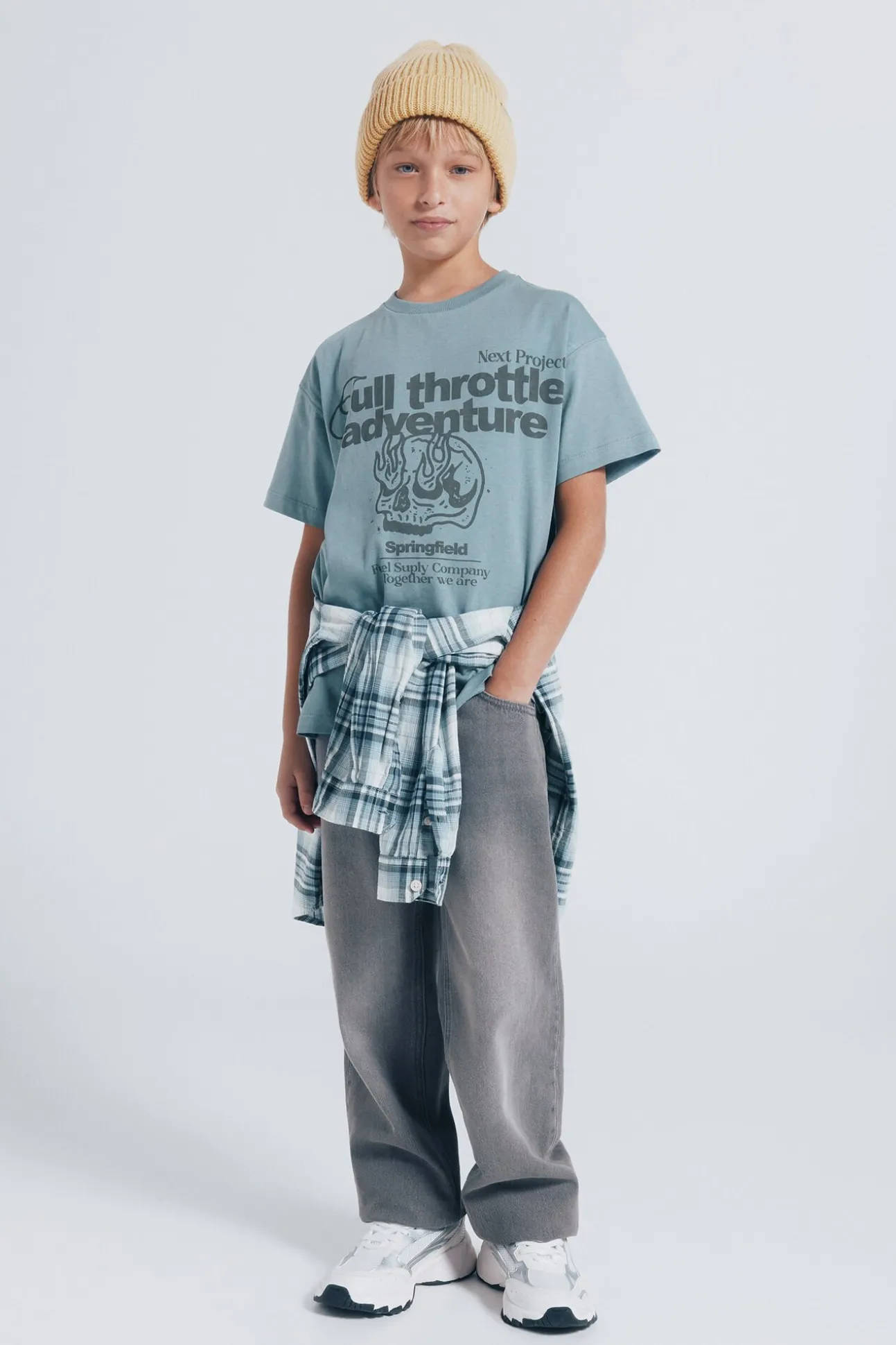 Camiseta Calavera niño