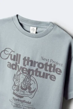 Camiseta Calavera niño