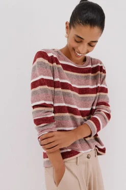 Camiseta chenilla rayas