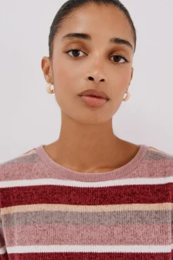 Camiseta chenilla rayas