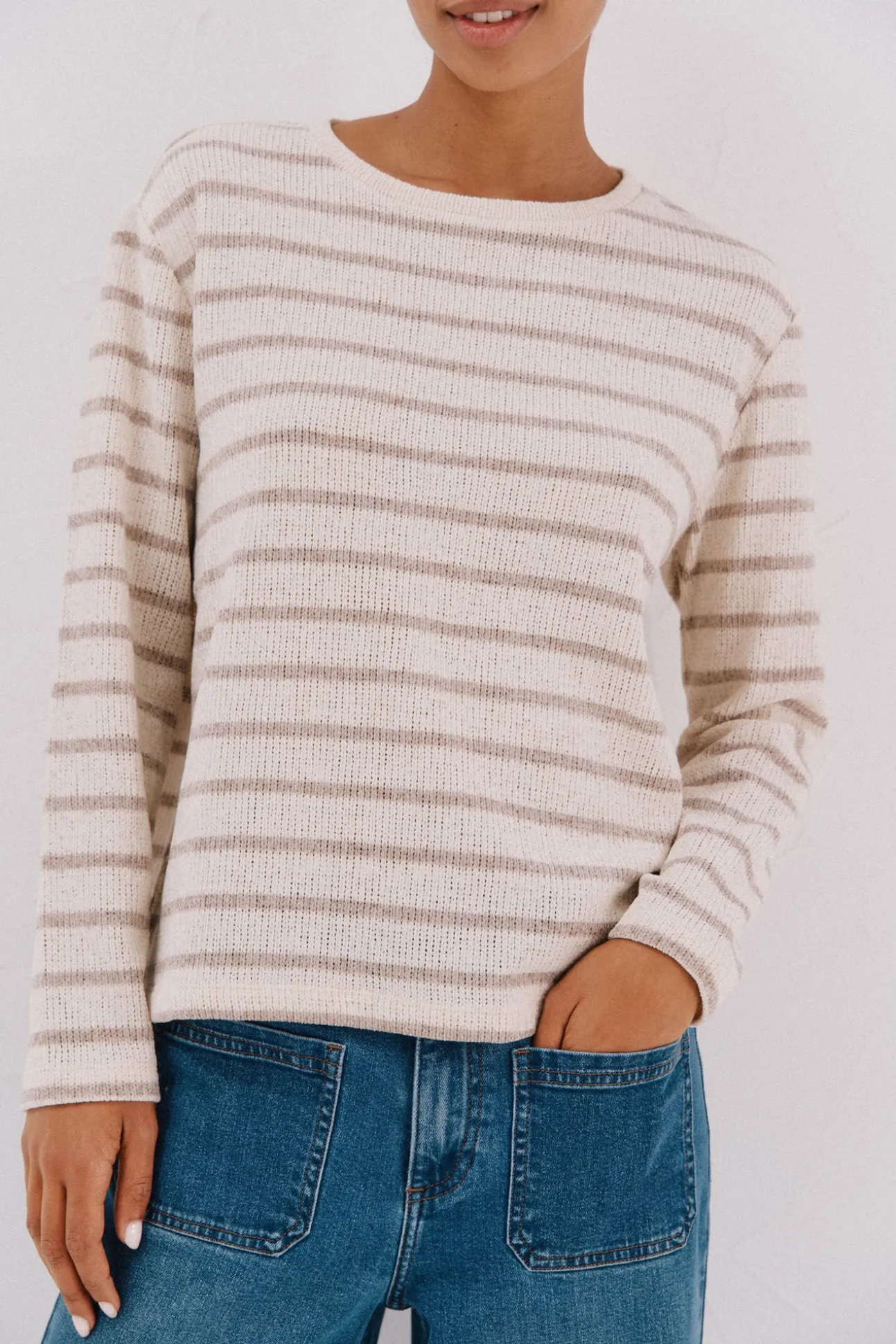 Camiseta chenilla rayas