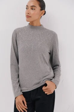 Camiseta con detalle strass