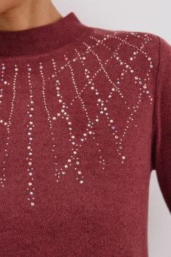 Camiseta con detalle strass