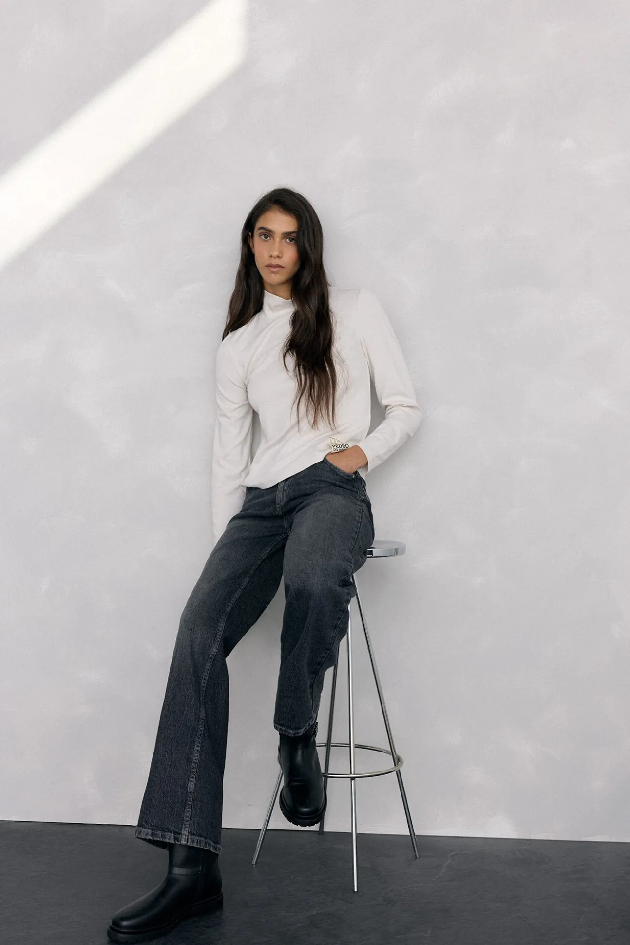 Camiseta cuello alto