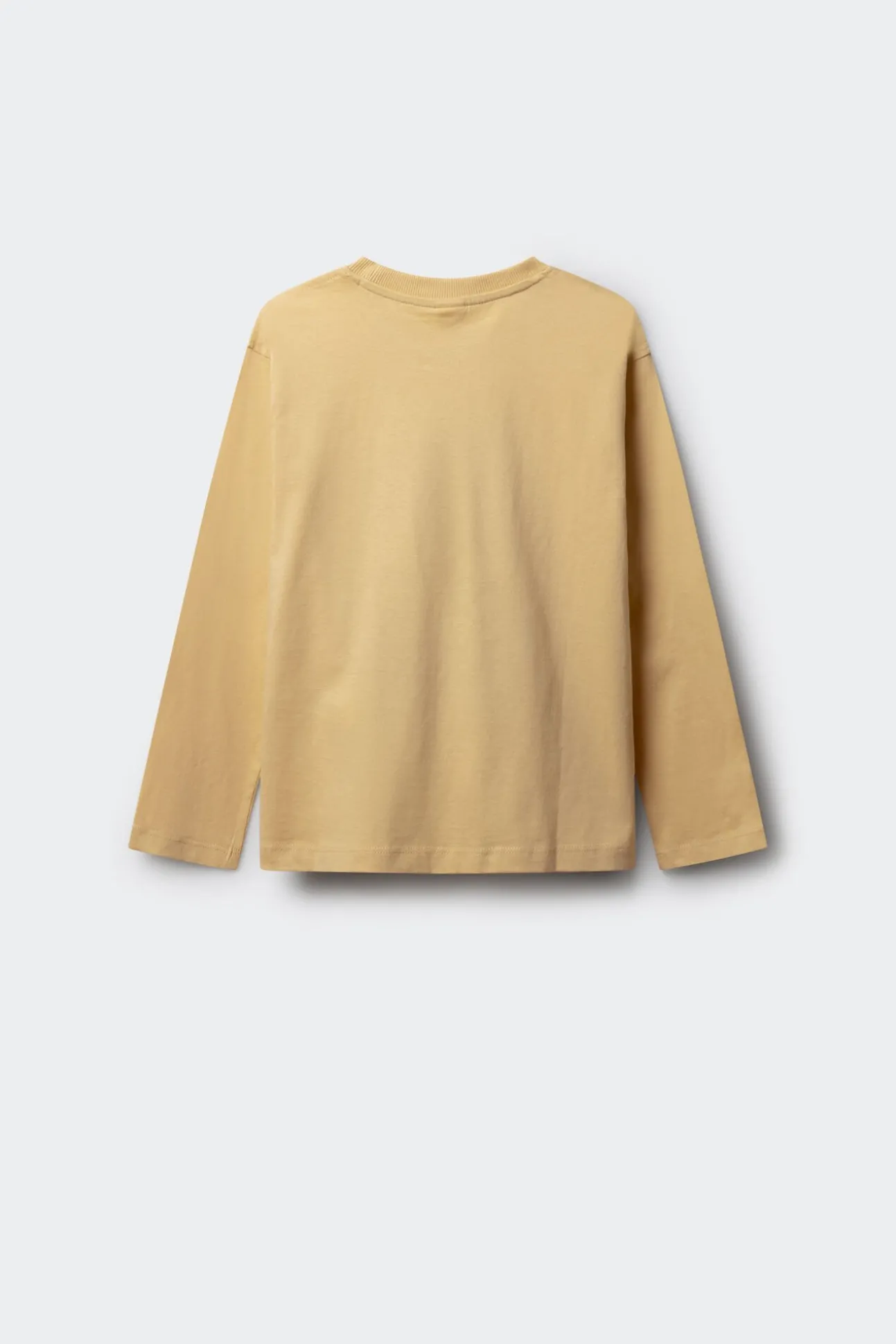 Camiseta de manga larga amarilla árbol niño