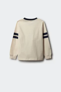 Camiseta de manga larga perro varsity niña