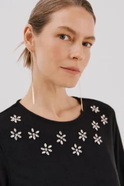 Camiseta detalle strass