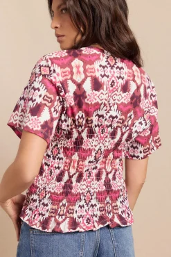 Camiseta estampada nido abeja