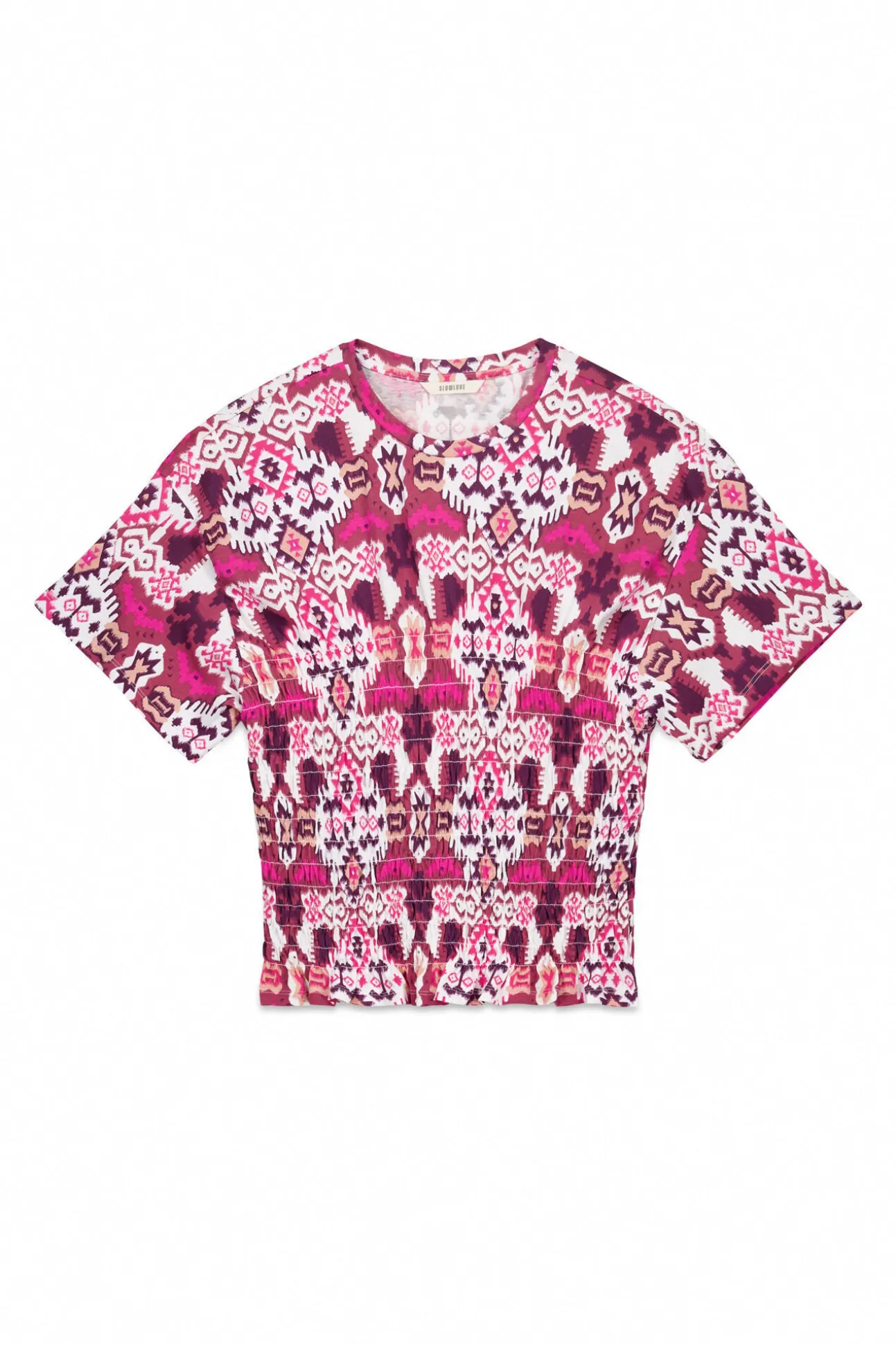 Camiseta estampada nido abeja