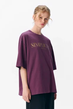 Camiseta estampada texto