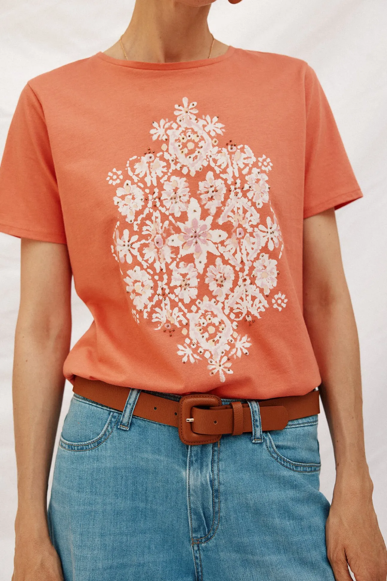 Camiseta estampado posicional