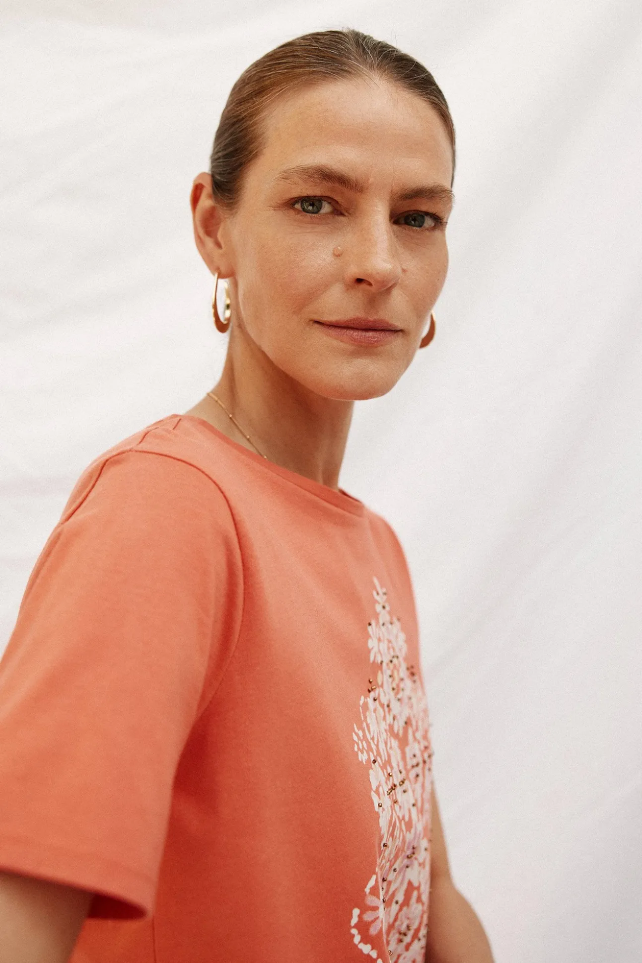 Camiseta estampado posicional