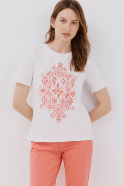 Camiseta estampado posicional