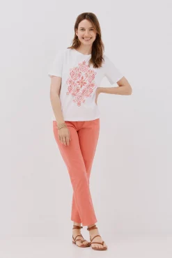 Camiseta estampado posicional