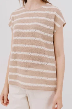 Camiseta estructura rayas