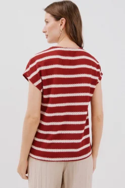 Camiseta estructura rayas