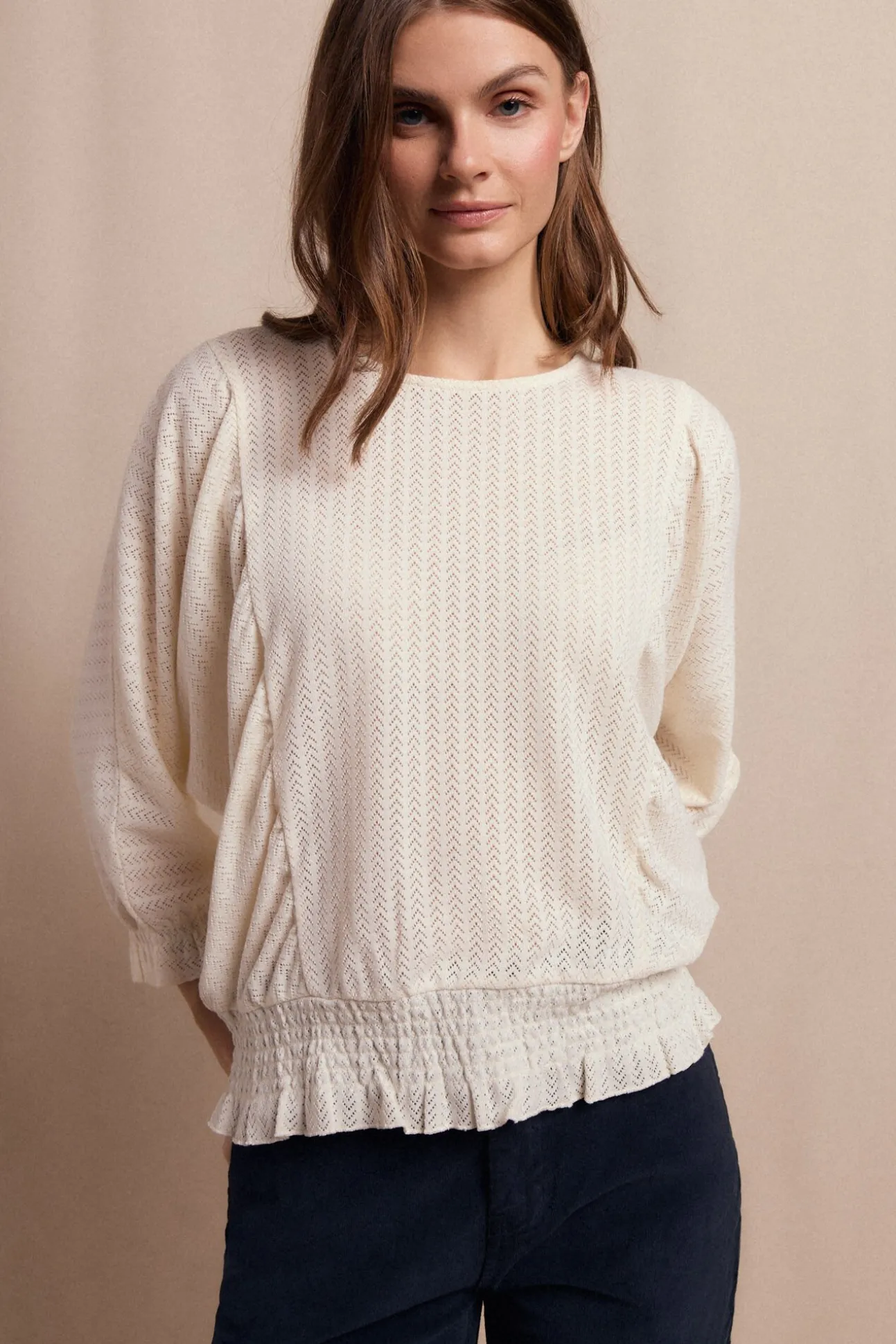 Camiseta estructura rustica manga globo