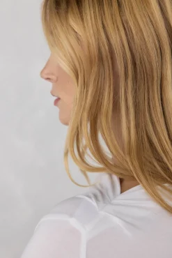 Camiseta fluida con puños