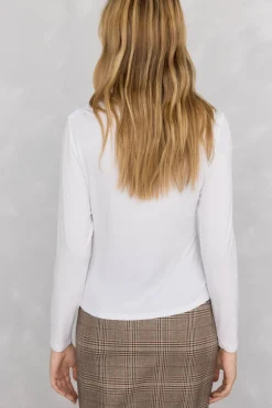 Camiseta fluida con puños