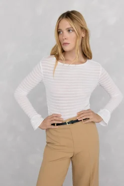 Camiseta fruncida estructura