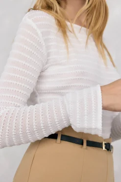 Camiseta fruncida estructura