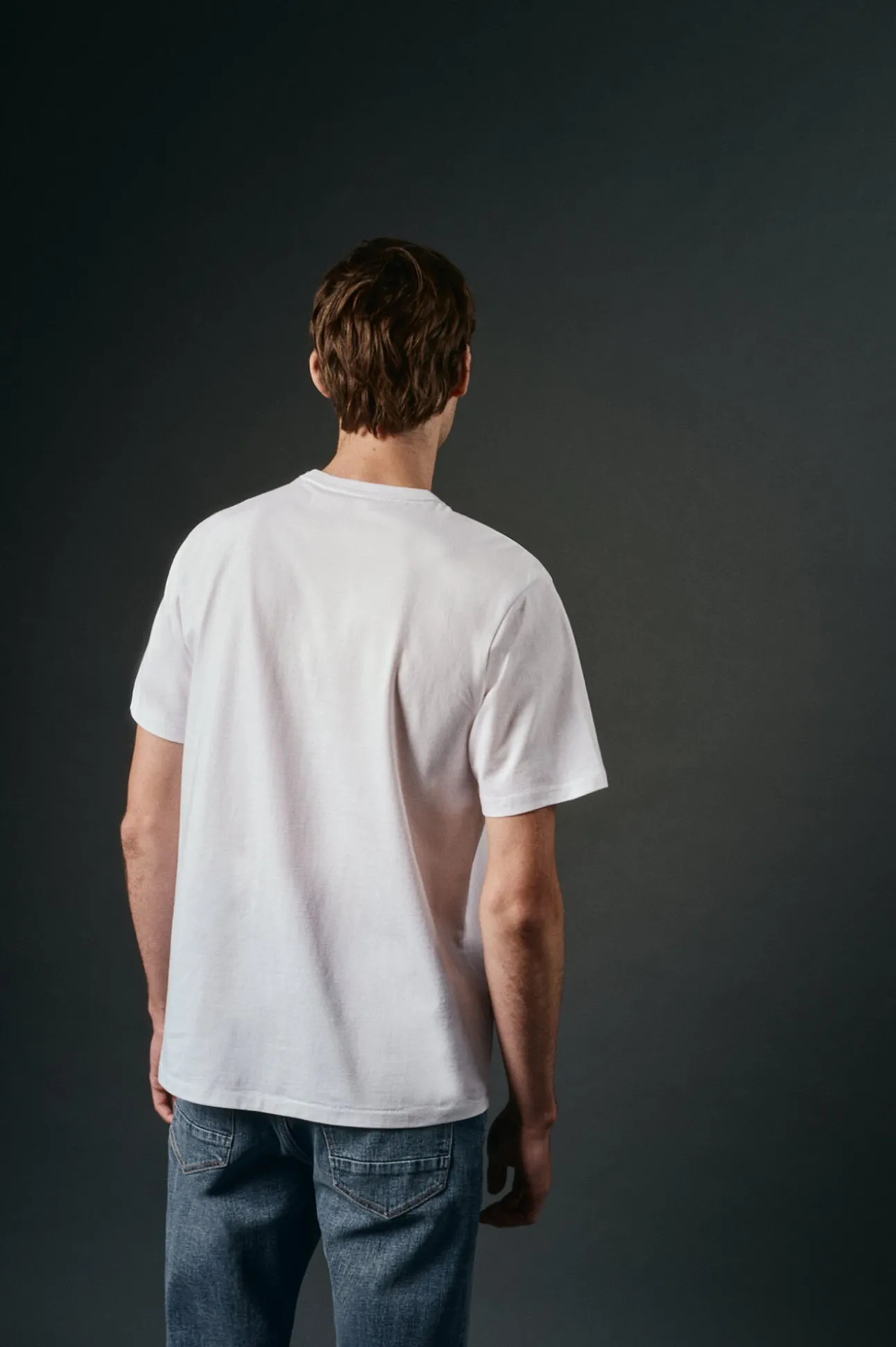 Camiseta gráfica lavada